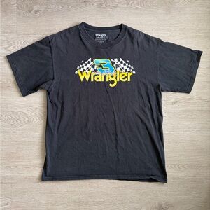 Dale Earnhardt x Wrangler Black Tee